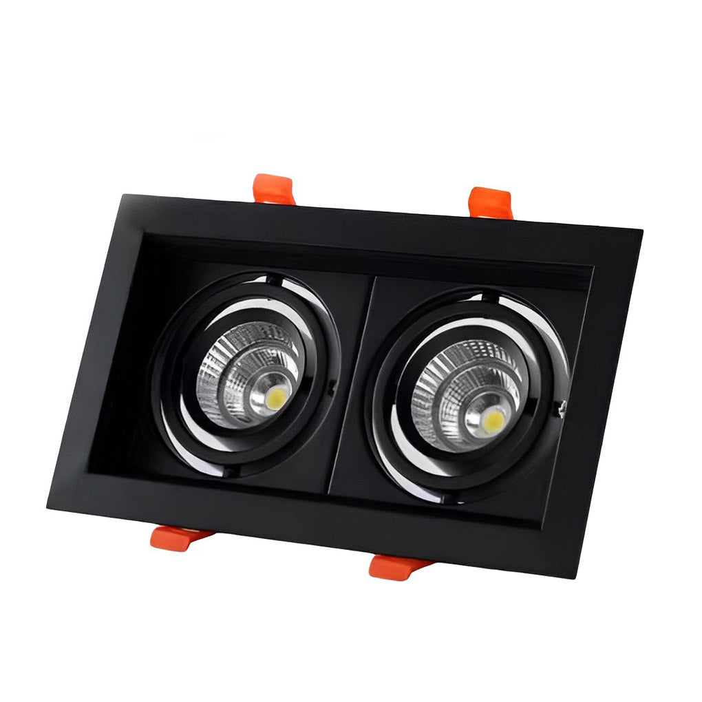 Rectangular Adjustable Dimmable Recessed Spotlight