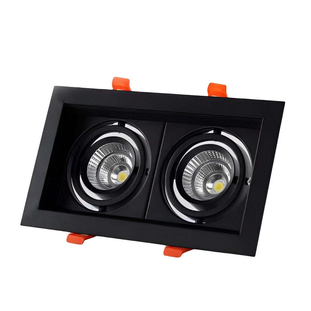 Rectangular Adjustable Dimmable Recessed Spotlight
