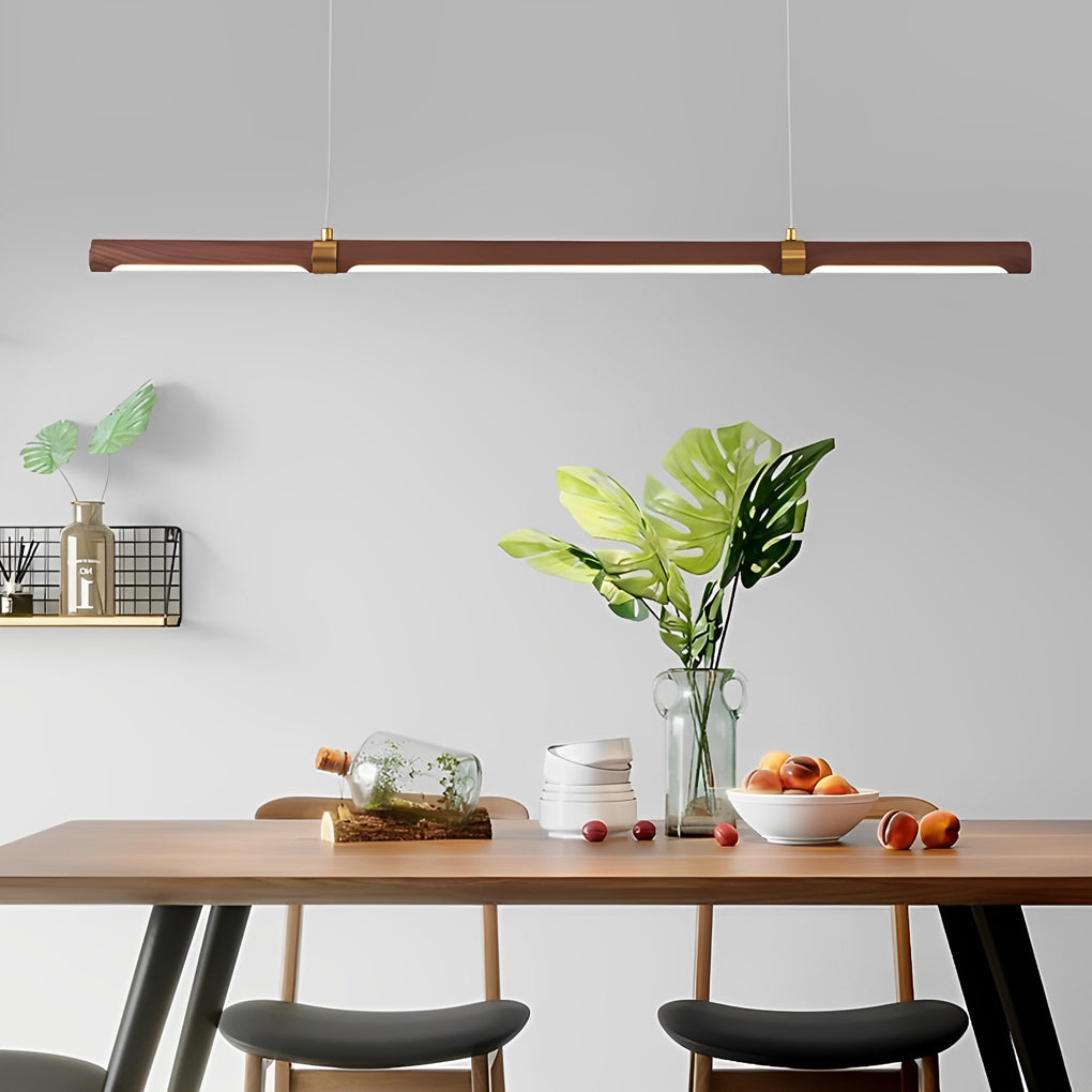 Mini Retro Metal Wood Kitchen Island Dining Chandelier