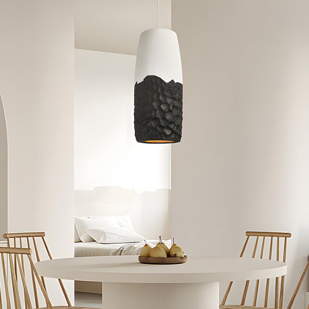Handmade HDPE Wabi-Sabi Japanese Pendant Light