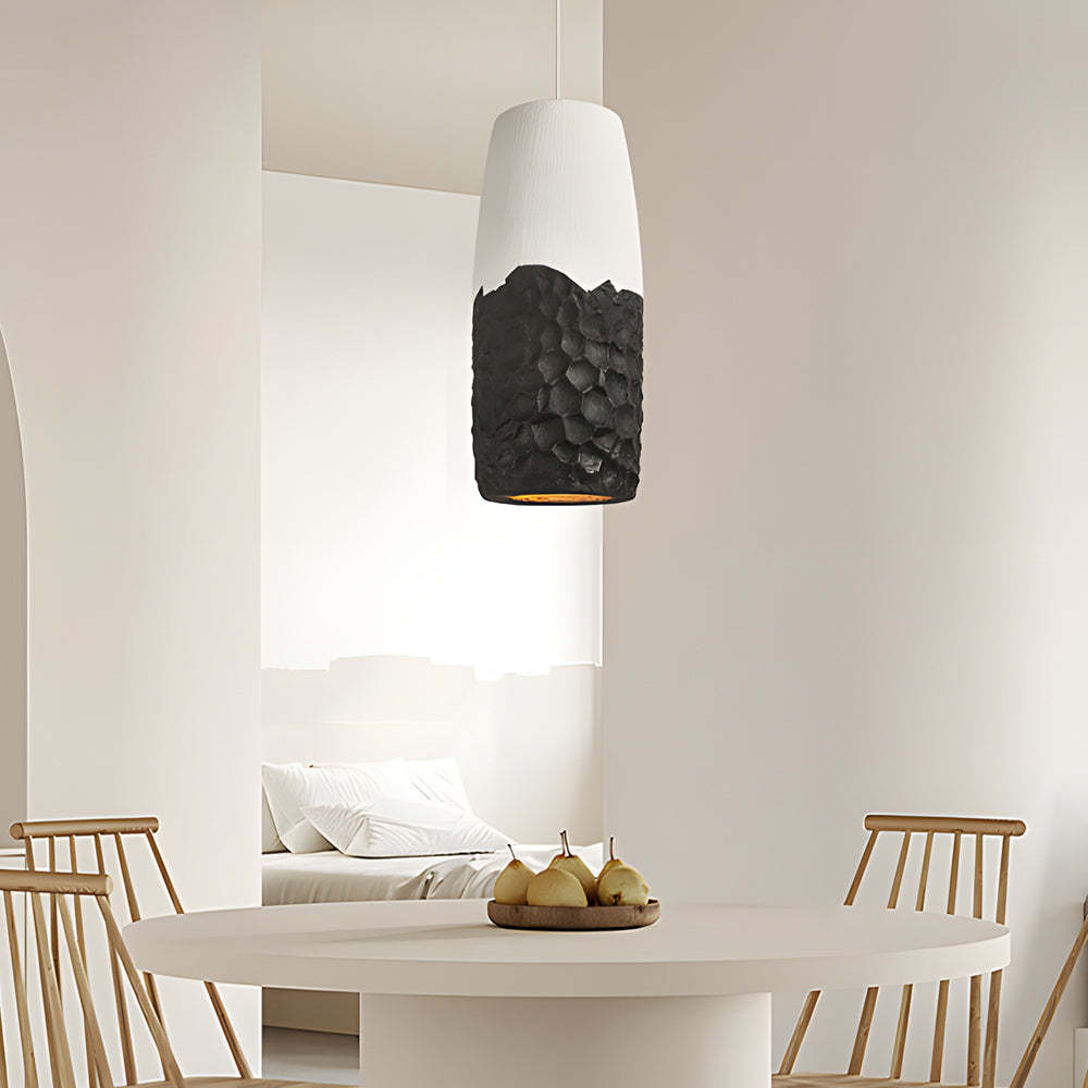 Handmade HDPE Wabi-Sabi Japanese Pendant Light