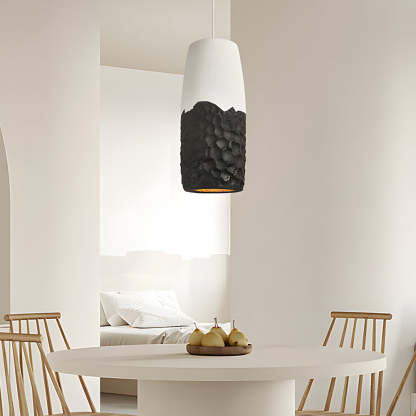 Handmade HDPE Wabi-Sabi Japanese Pendant Light