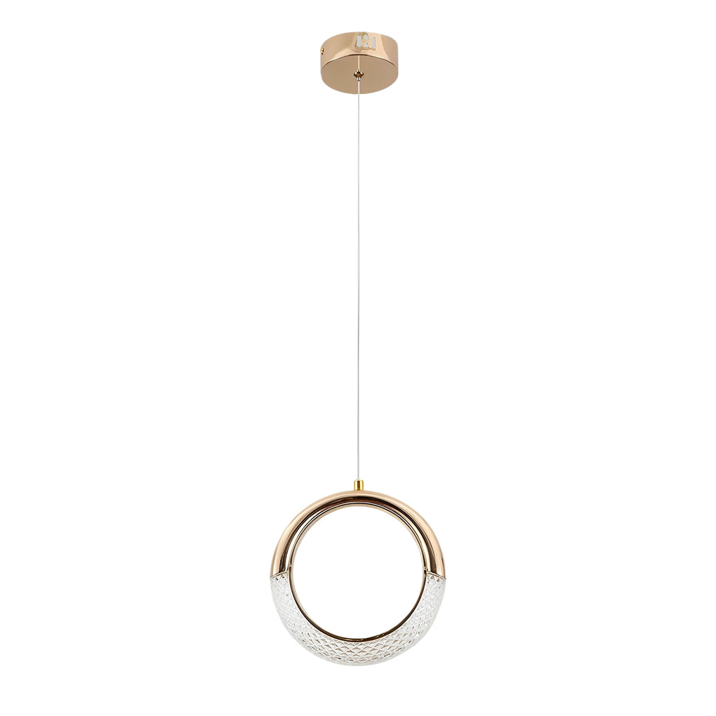 Moon Ring LED Nordic Small Pendant Chandelier