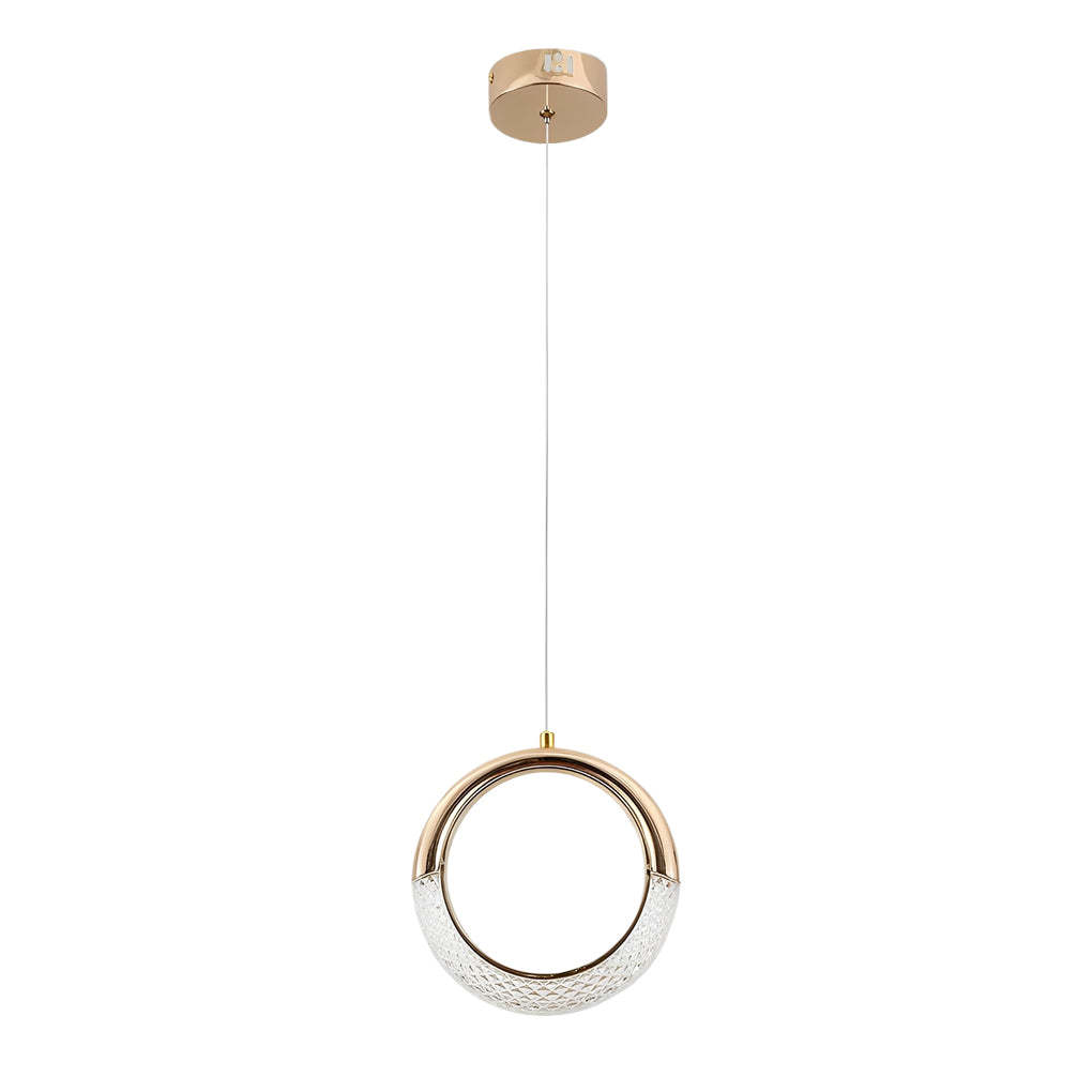 Moon Ring LED Nordic Small Pendant Chandelier