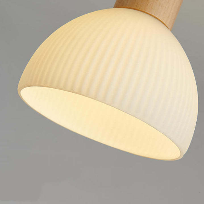 Nordic Glass Half Round Ceiling Light
