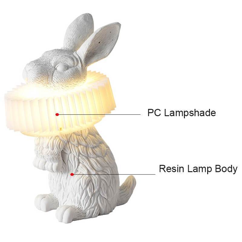 Modern Resin Rabbit LED Table Lamp