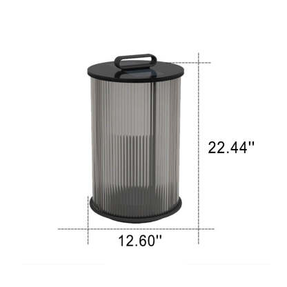 Modern Stainless Steel Glass Column LED Outdoor Floor Lamp