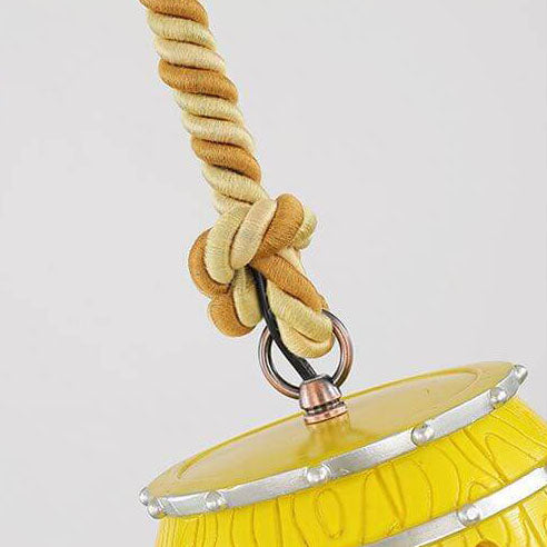 Vintage Wine Barrel Resin Pendant Light