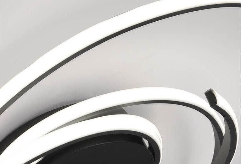 Minimalist Circle Strip Aluminum Ceiling Light