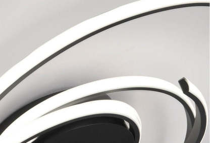 Minimalist Circle Strip Aluminum Ceiling Light