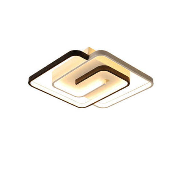 Modern Square Ring Aluminum LED Ceiling Light