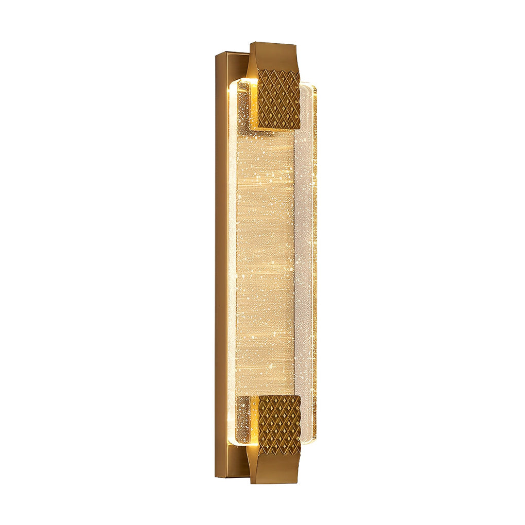 Crystal Bubbles Strip Three Step Dimming Post-Modern LED Wall Light Fixture-Lighom