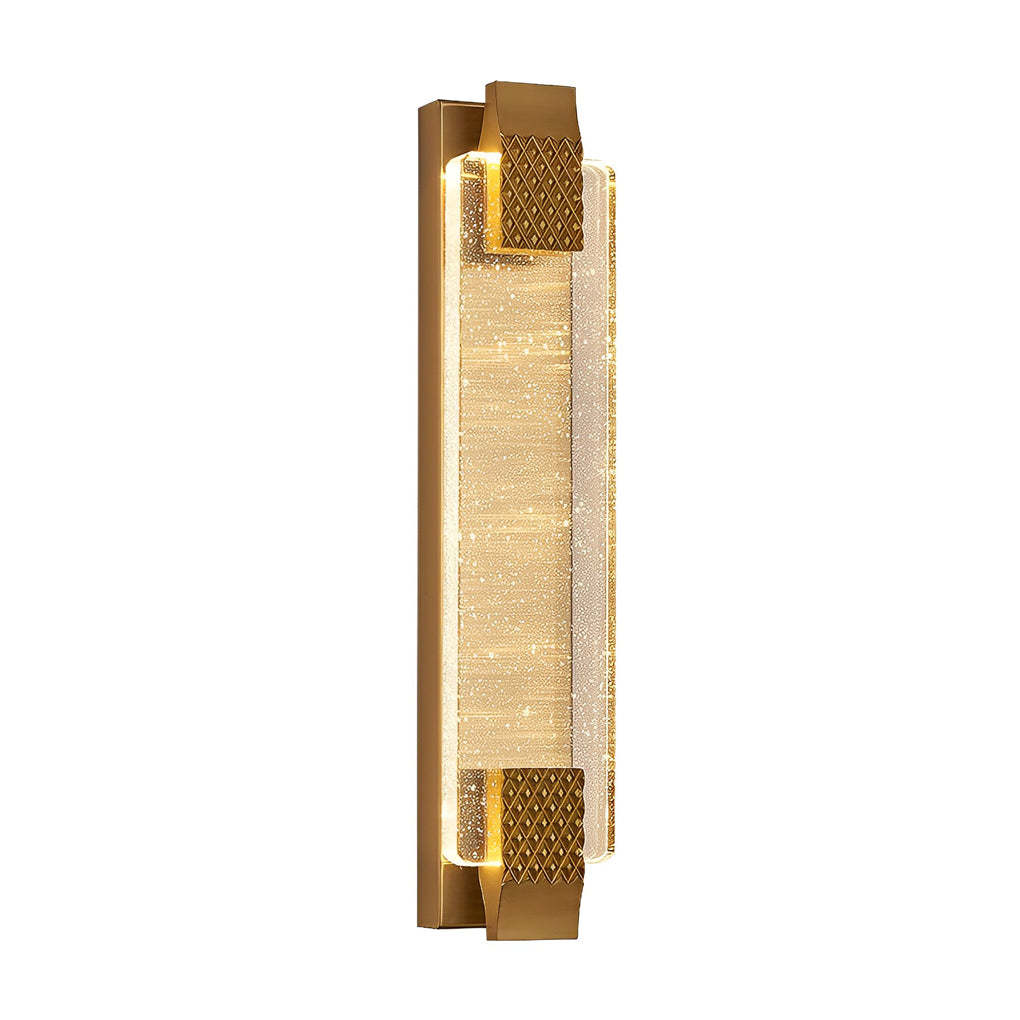 Crystal Bubbles Strip Three Step Dimming Post-Modern LED Wall Light Fixture-Lighom