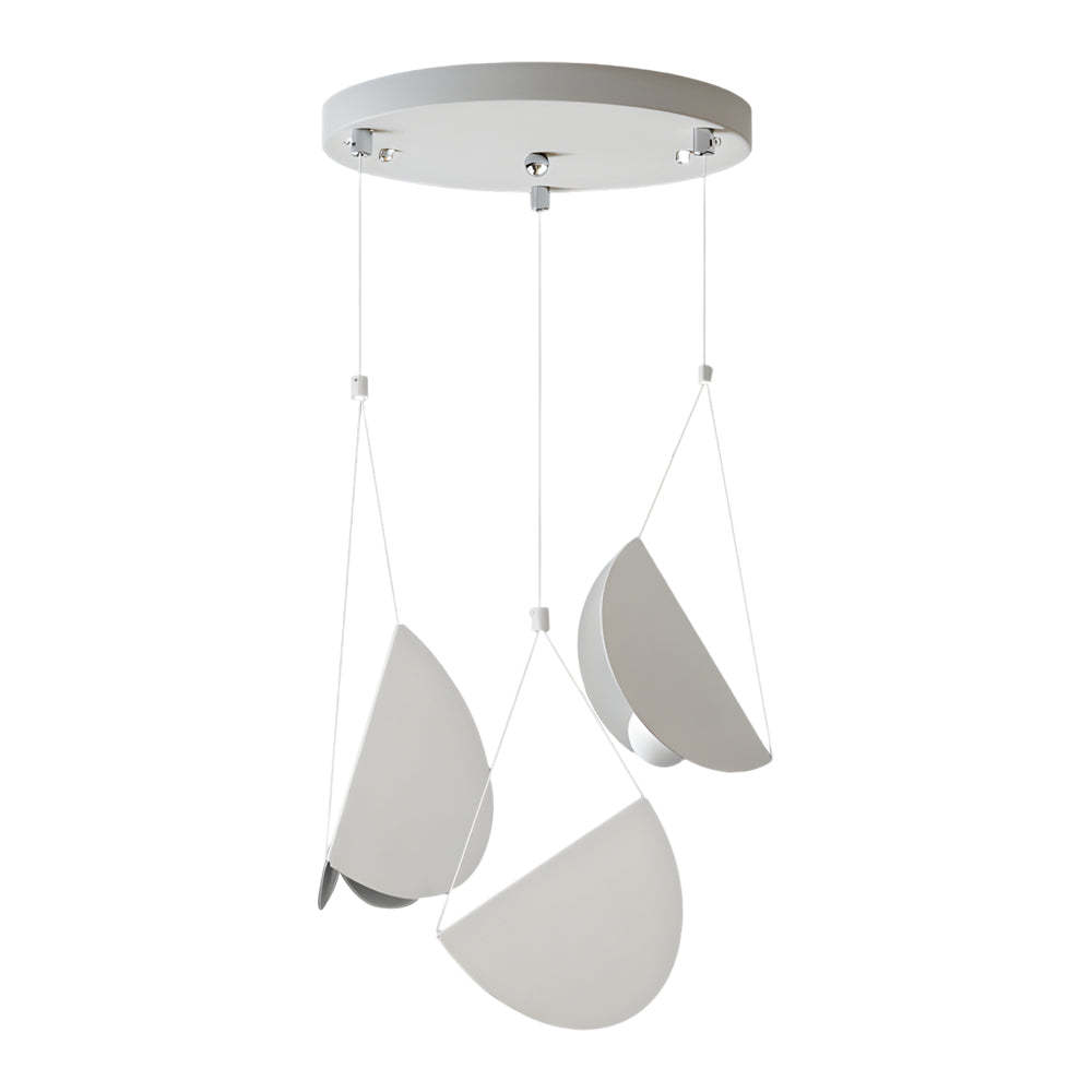 Minimalist Line White Glider Pendant Light