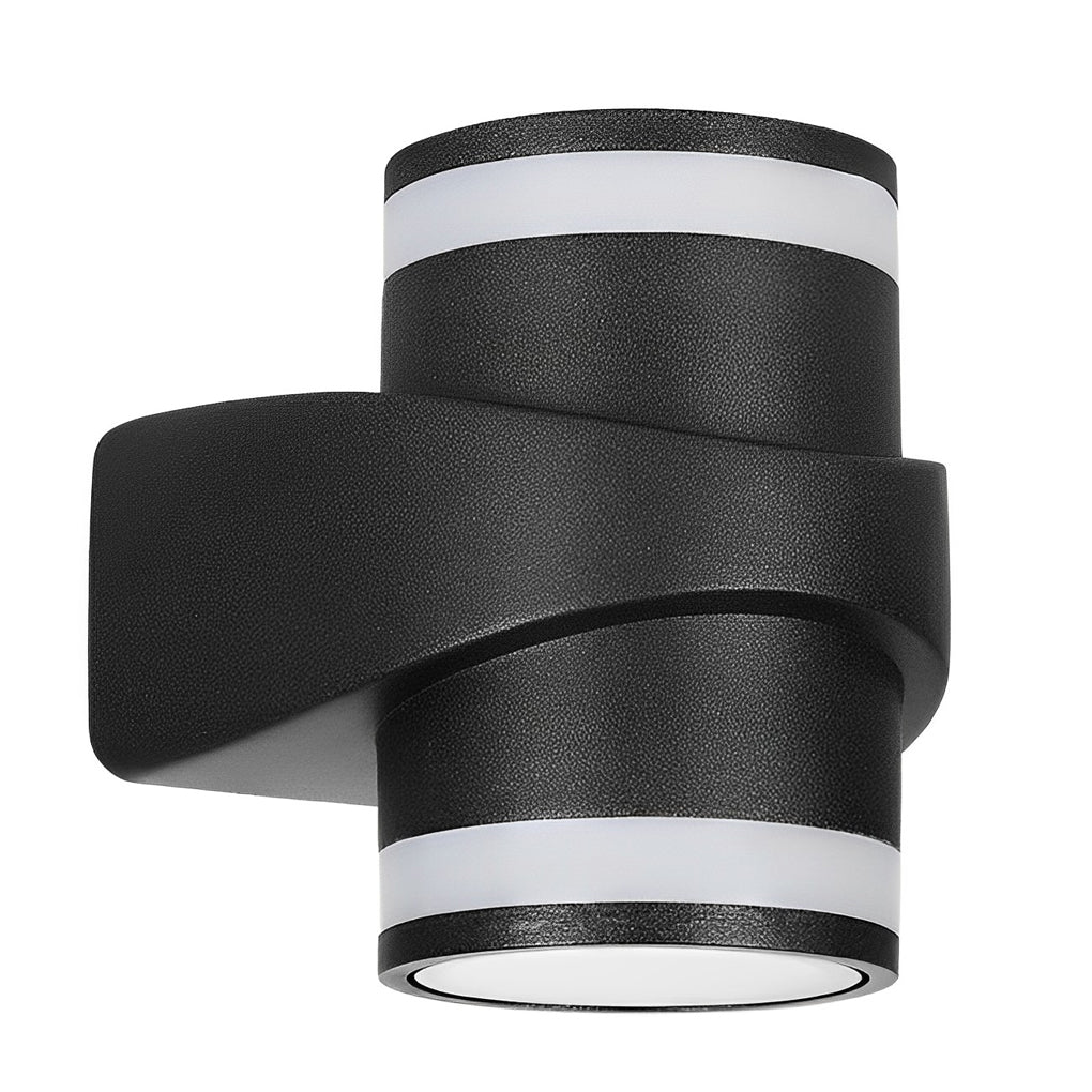 Round Up and Dawn Light LED Waterproof Black Outdoor Wall Washer Lights-Lighom