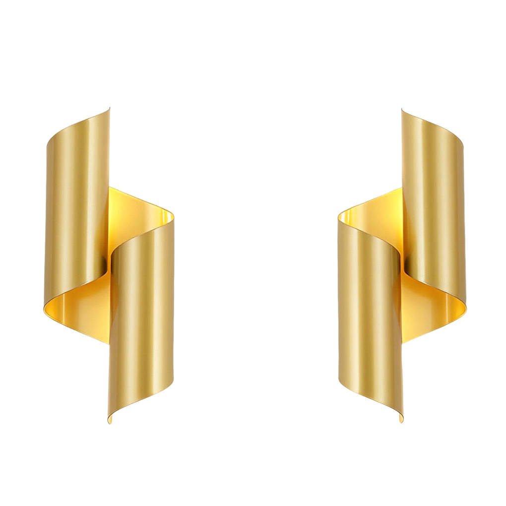 2pcs Symmetrical Creative Up And Down Lighting Modern Wall Light Fixture-Lighom