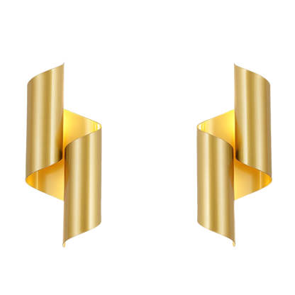 2pcs Symmetrical Creative Up And Down Lighting Modern Wall Light Fixture-Lighom