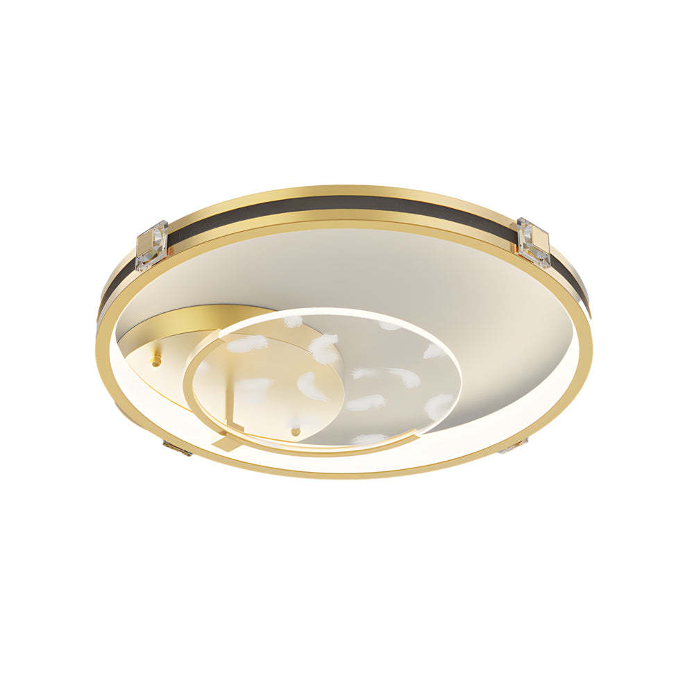 Acrylic Feather LED Modern Ceiling Light