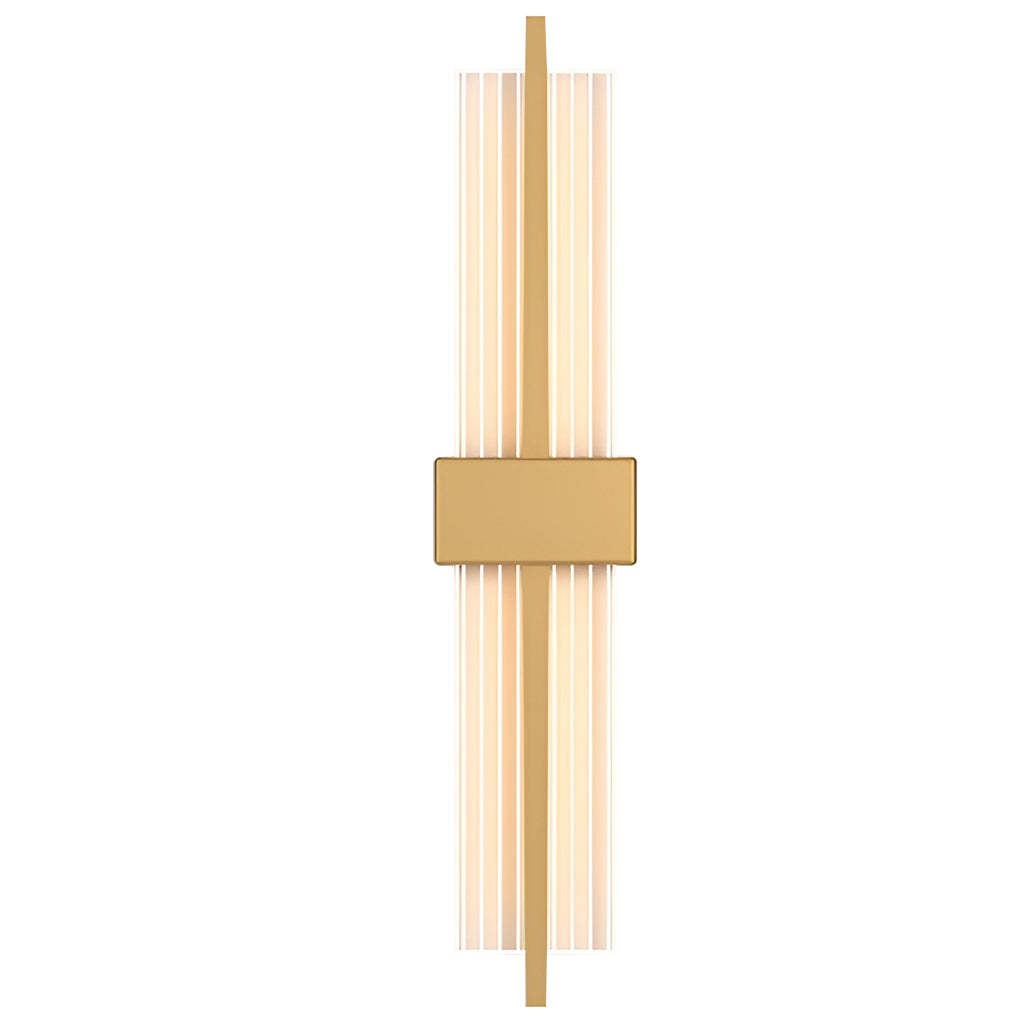 Rectangle Warm Postmodern Wall Sconce