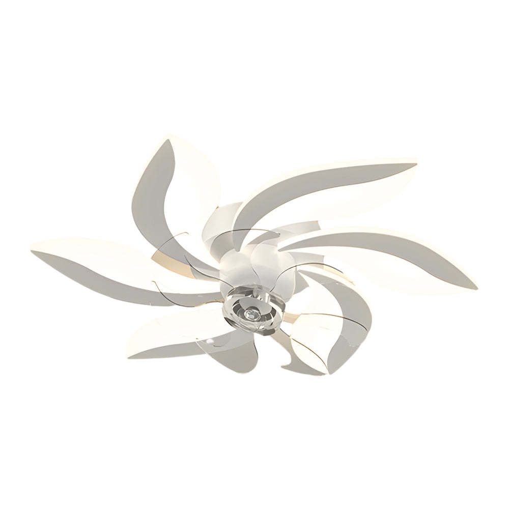 Flowers Leaves Shake-Head 3-Step Dimming Ceiling Fan