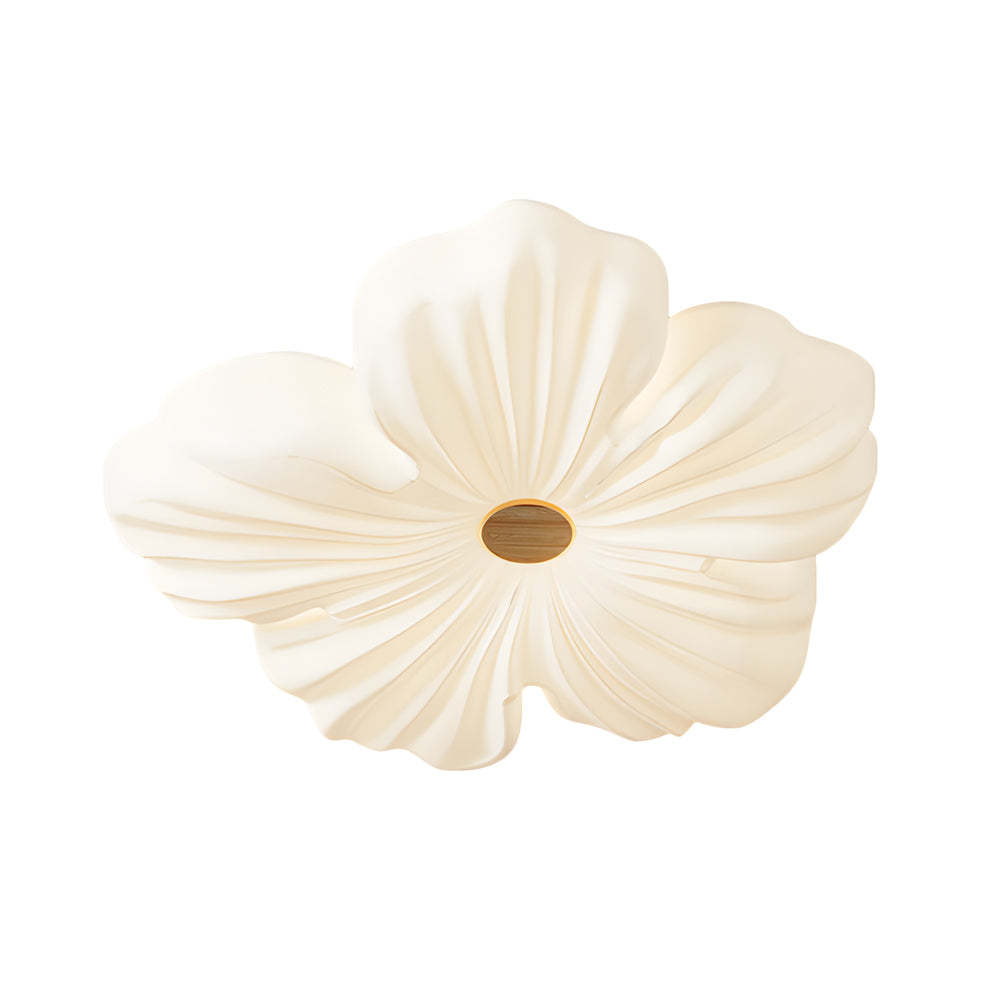 Nordic White Acrylic Flower Bedroom Ceiling Lamp