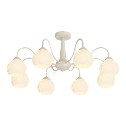 8-Flower Bell Orchid Modern Ceiling Light