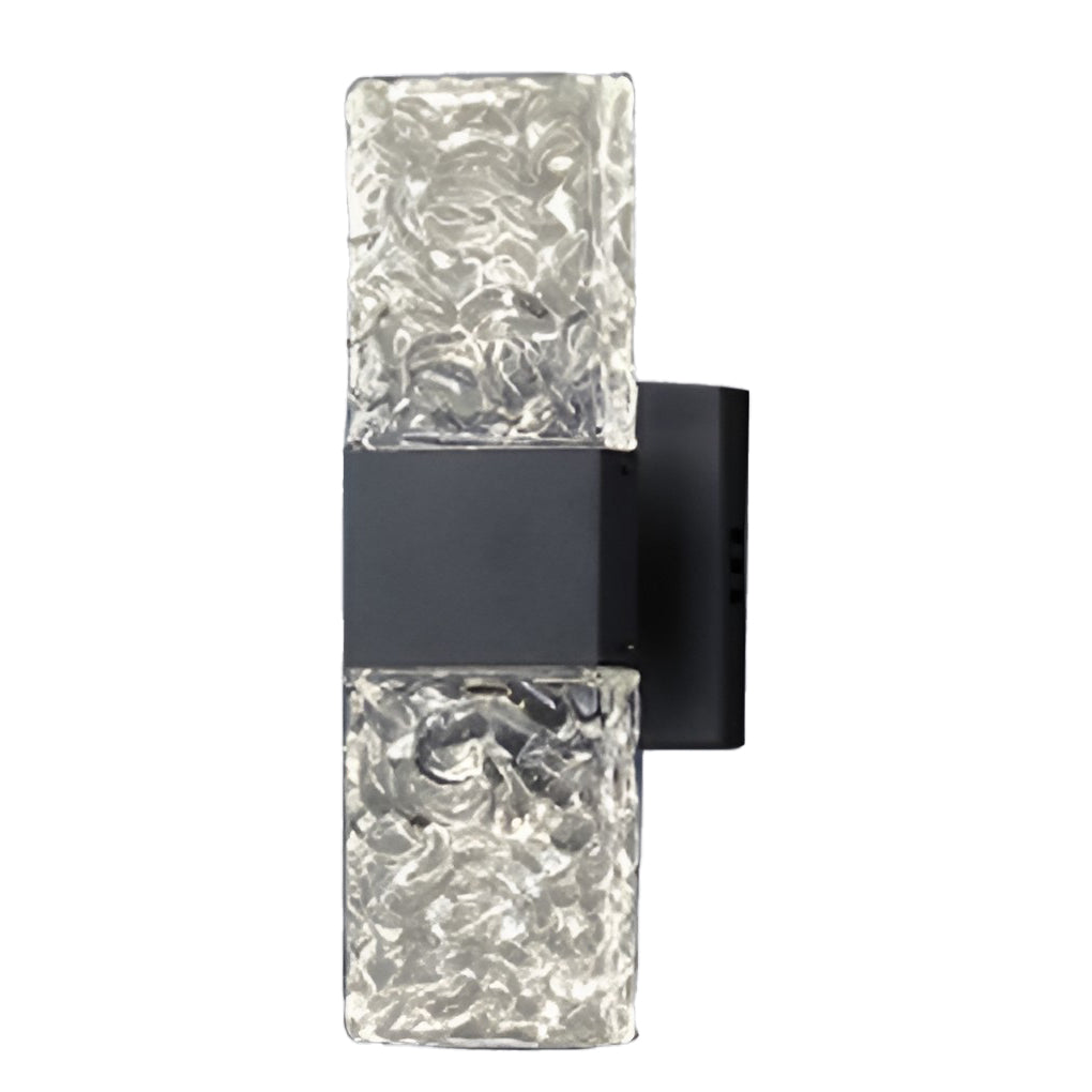 Creative Crystal Up and Down Lights LED Electroplated Modern Wall Sconces-Lighom