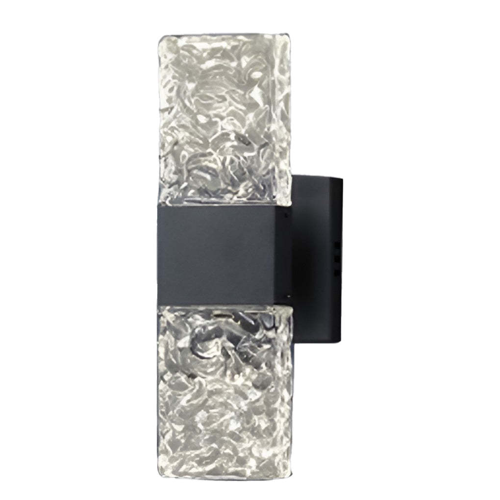 Creative Crystal Up and Down Lights LED Electroplated Modern Wall Sconces-Lighom