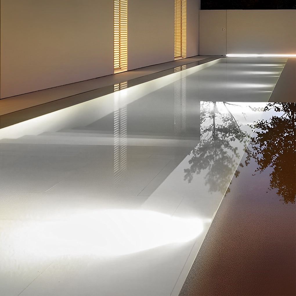 White steel spotlight stainless spot lights - modern — Cool White (6000K)