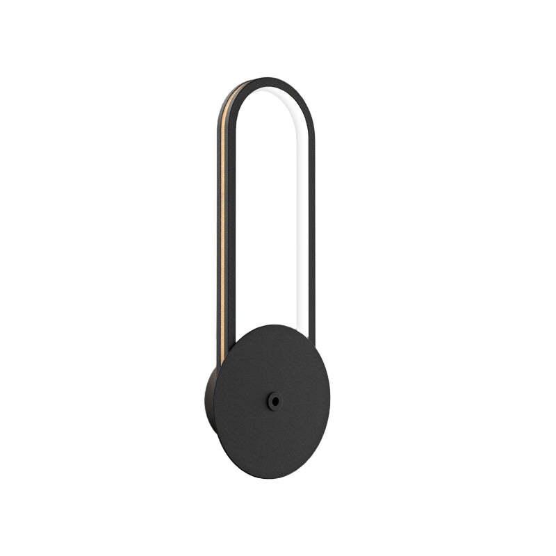 Oval Rings Three Step Dimming Aluminum Modern LED Wall Lights Fixture-Lighom