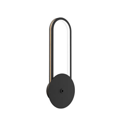 Oval Rings Three Step Dimming Aluminum Modern LED Wall Lights Fixture-Lighom