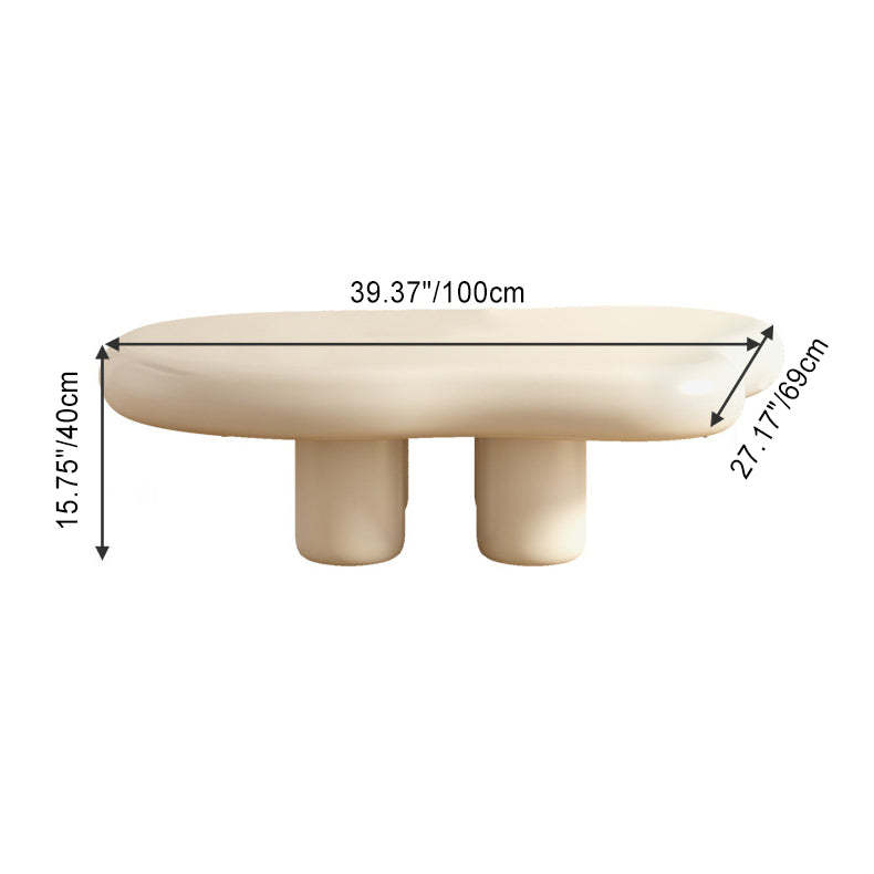Minimalist Cream Cloud Coffee Table