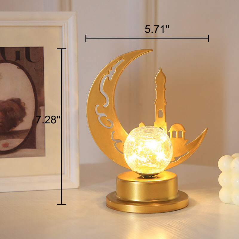Muslim Eid Moon Castle LED Night Table Lamp