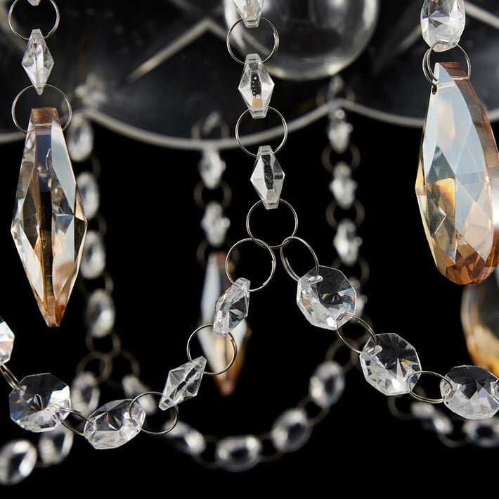 Modern Luxury Crystal Dome Pendant Light