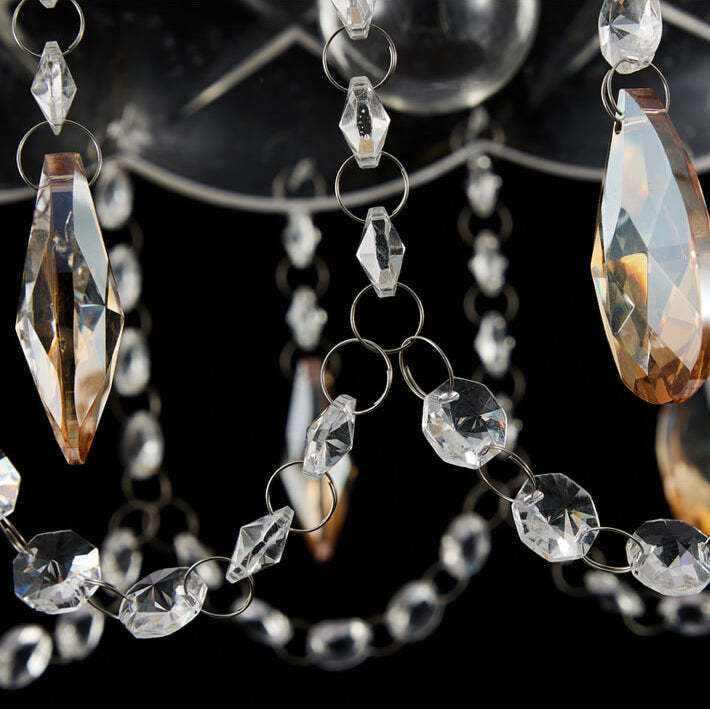 Modern Luxury Crystal Dome Pendant Light