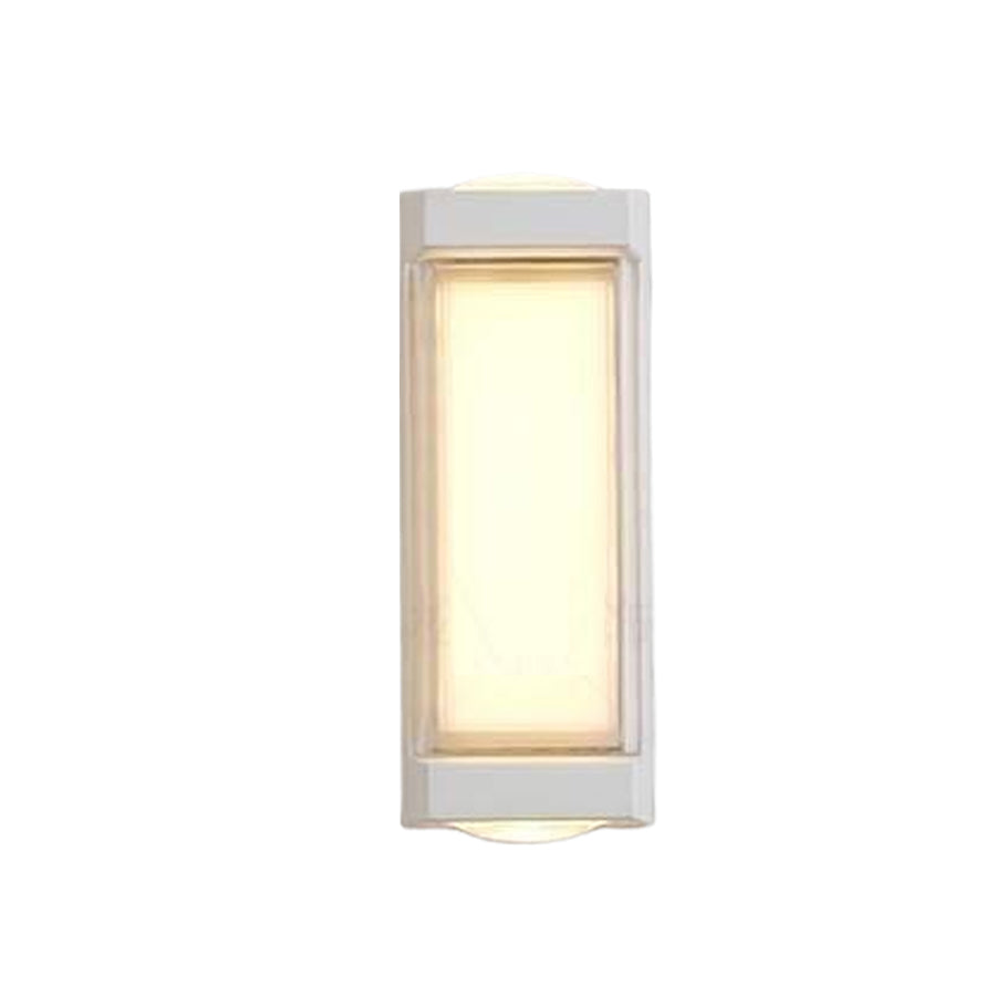Sleek Dual-Directional Outdoor Wall Light with Modern Arc & Rectangular Designs-Lighom
