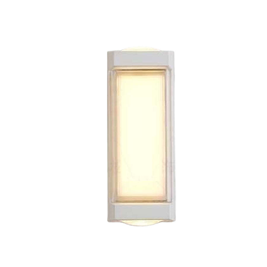 Sleek Dual-Directional Outdoor Wall Light with Modern Arc & Rectangular Designs-Lighom