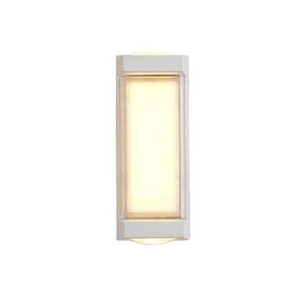 Sleek Dual-Directional Outdoor Wall Light with Modern Arc & Rectangular Designs-Lighom