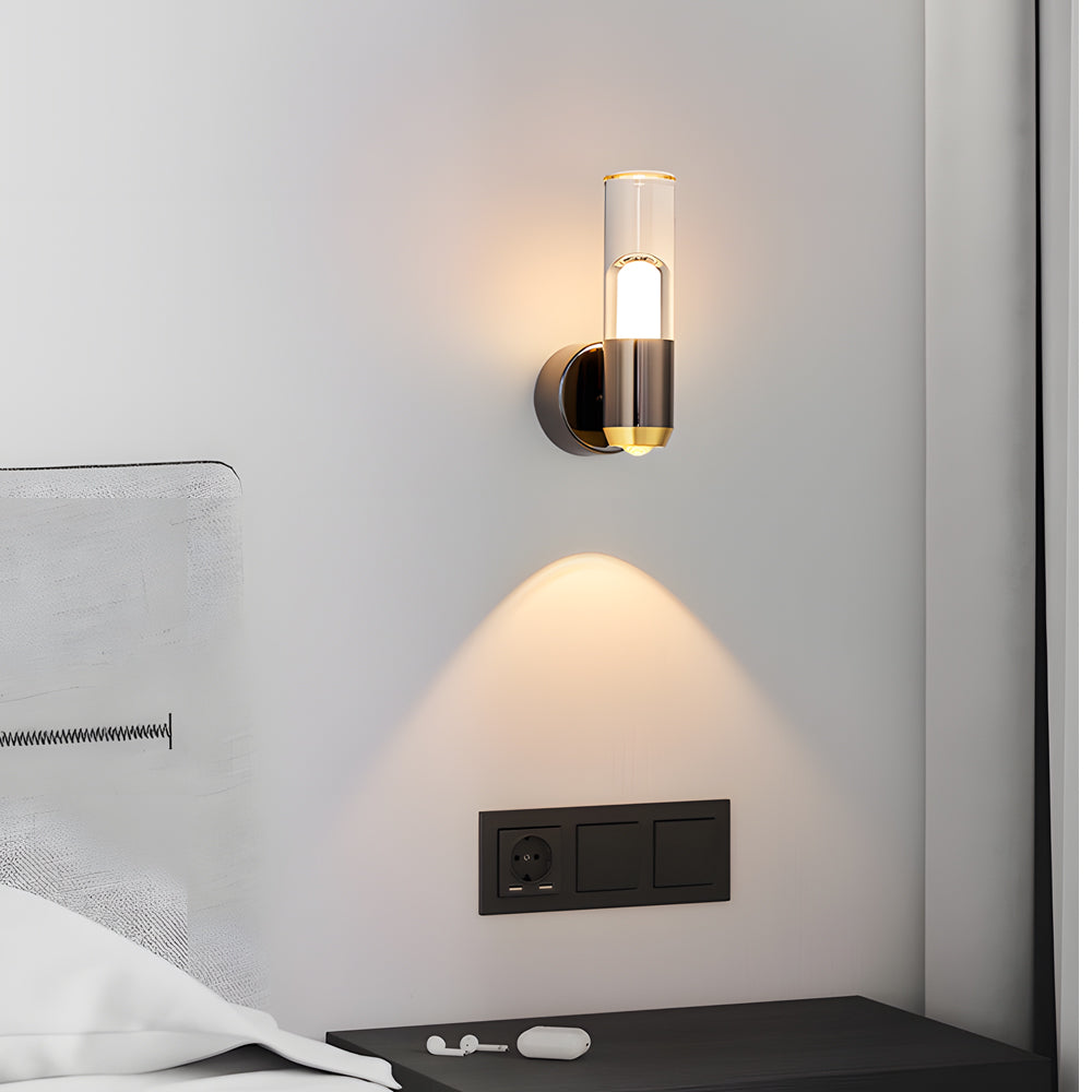 Modern strip acrylic wall sconces — Dimmable with Remote