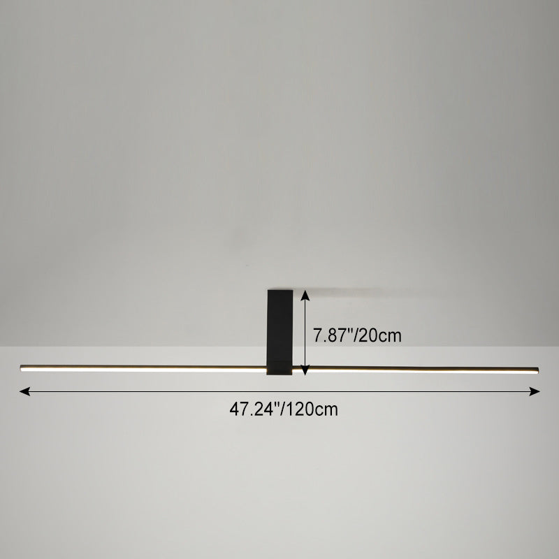 Minimalist Aluminum Acrylic Ceiling Light — Small - Black / Neutral Light (4000K) / 220V-240V For UK/AU