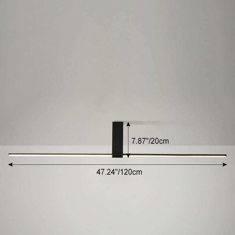 Minimalist Aluminum Acrylic Ceiling Light — Small - Black / Neutral Light (4000K) / 220V-240V For UK/AU