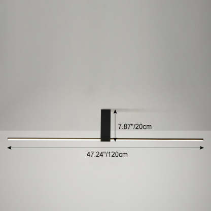 Minimalist Aluminum Acrylic Ceiling Light — Small - Black / Neutral Light (4000K) / 220V-240V For UK/AU