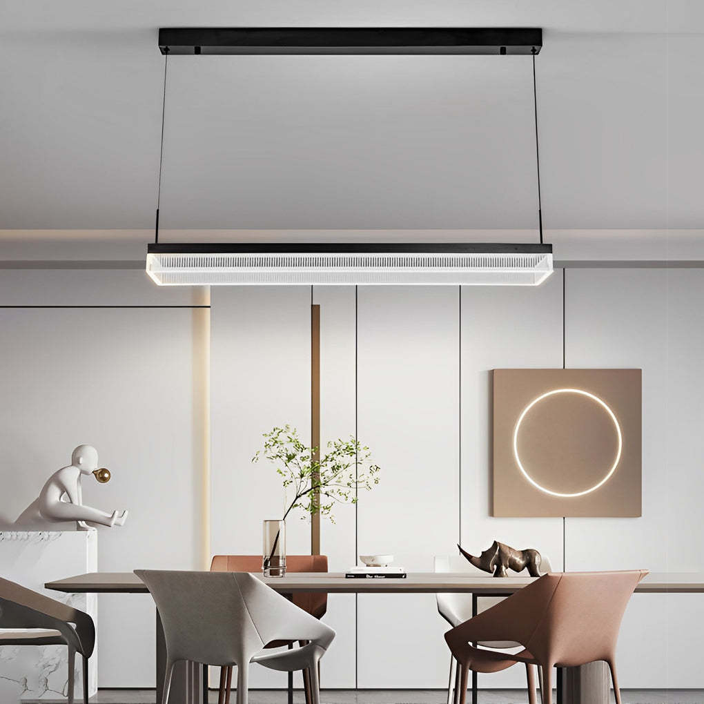 Rectangular Frame 3-Step Dimming Modern Chandelier