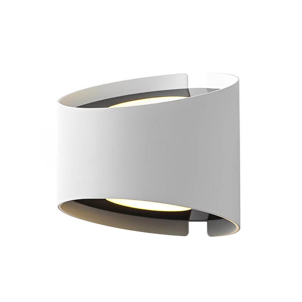 Round Creative Up and Down Lighting LED Modern Decorative Wall Sconces-Lighom