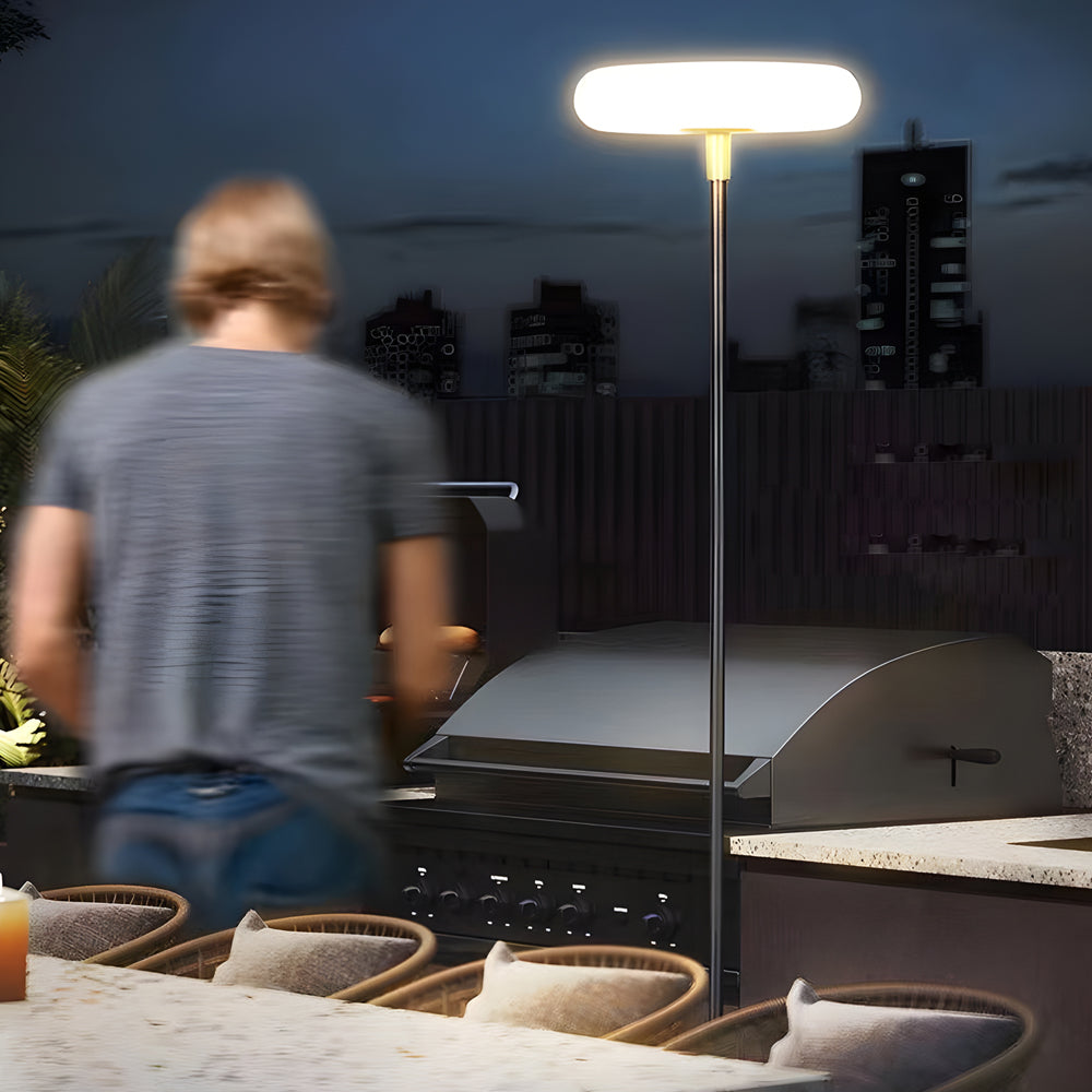 Modern Post Standing LED Outdoor Floor Lamp-Lighom