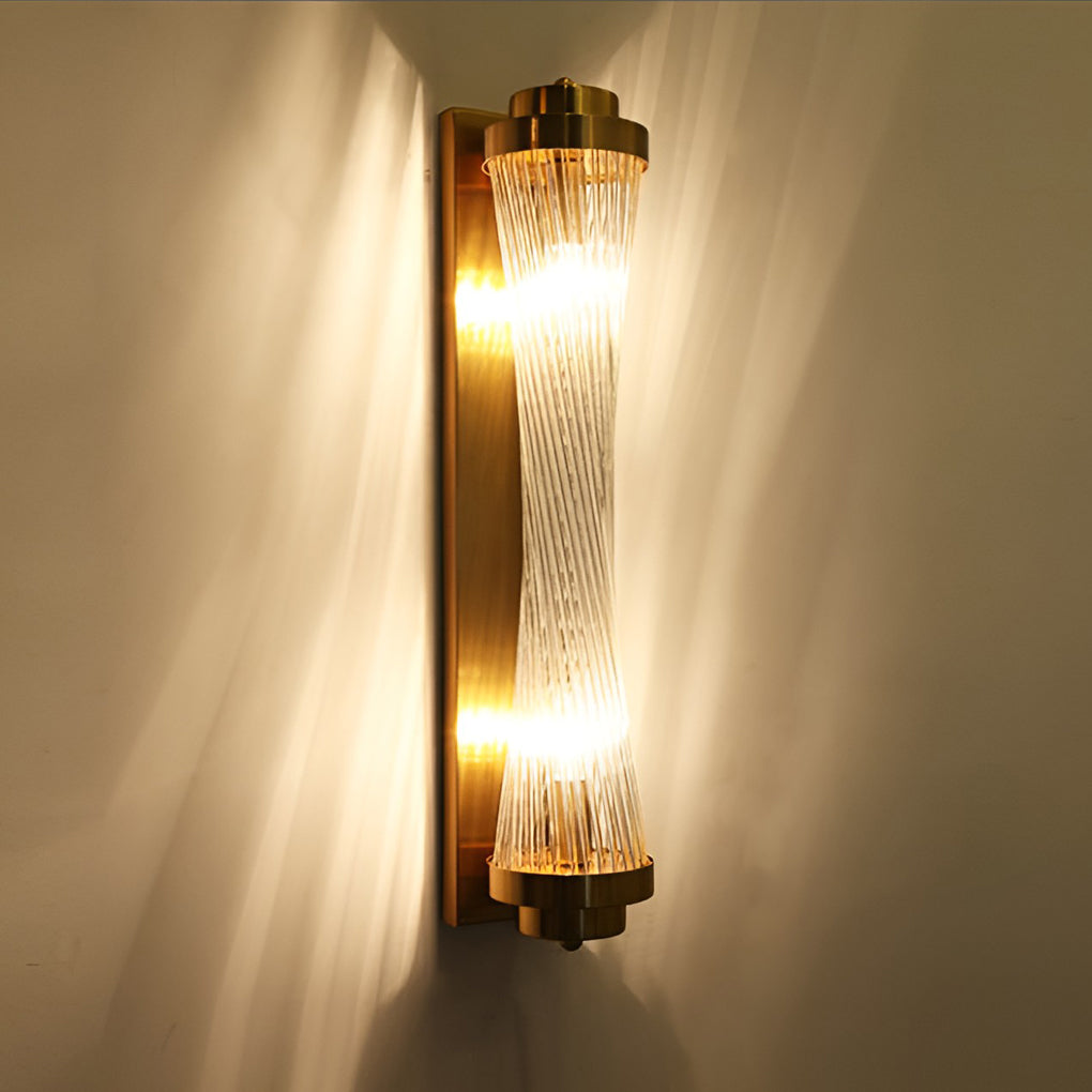 Adjustable Warm White Light LED Crystal Golden Nordic Wall Lamp Wall Sconce Lighting-Lighom
