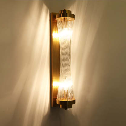 Adjustable Warm White Light LED Crystal Golden Nordic Wall Lamp Wall Sconce Lighting-Lighom