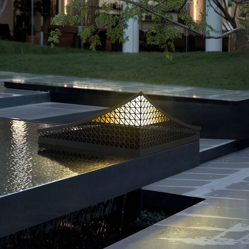 Asian-style Waterproof Outdoor Landscape Decorative Atmosphere Light for Villa Pool Lawn-Lighom