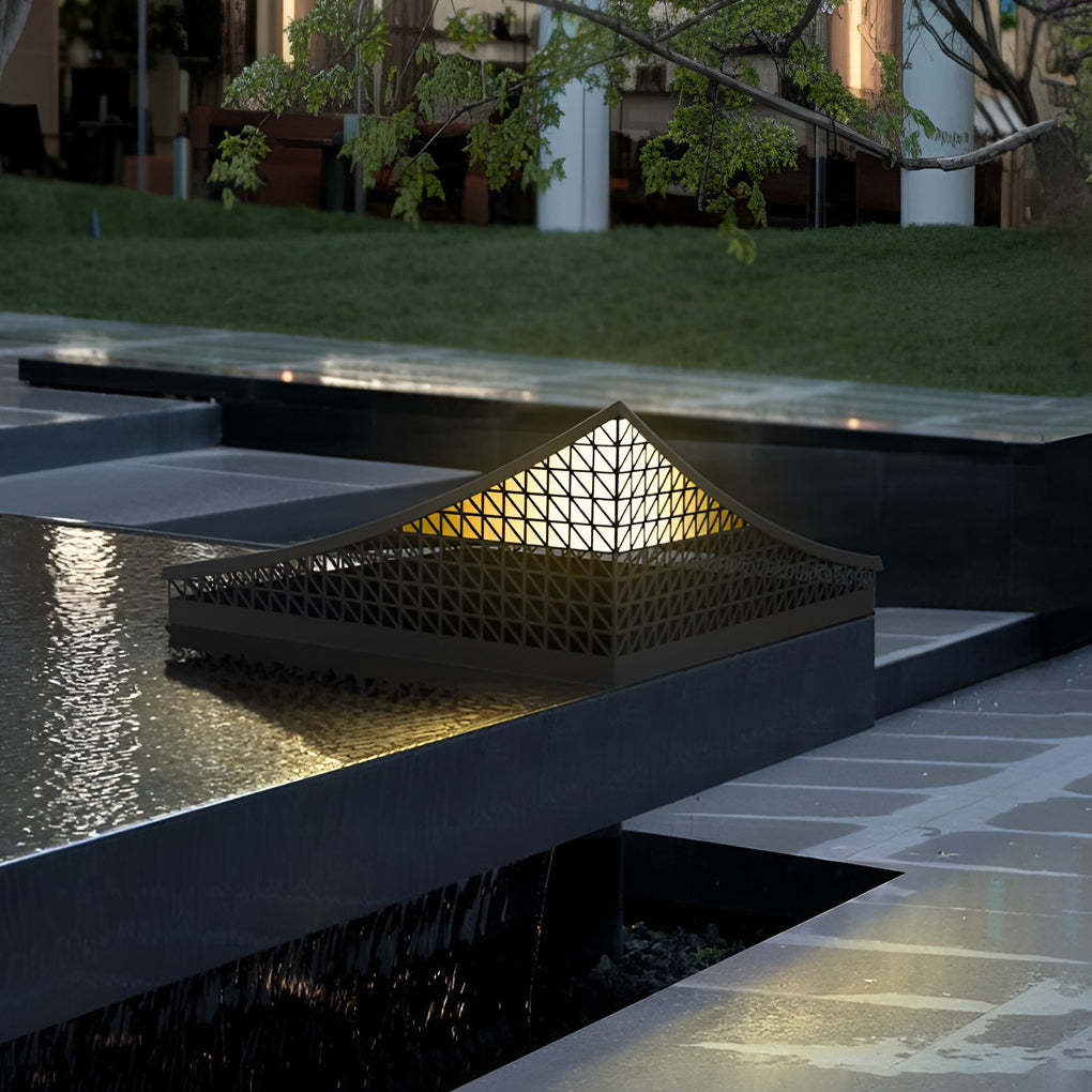 Asian-style Waterproof Outdoor Landscape Decorative Atmosphere Light for Villa Pool Lawn-Lighom
