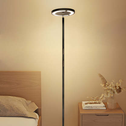 66 inch Dimmable RBG LED Torchiere Adjustable Floor Lamp-Lighom